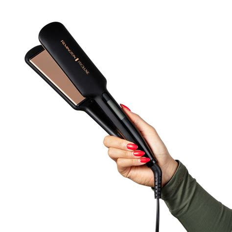 Remington Proluxe Midnight Wide Plate Hair Straightener Remington