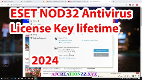 ESET NOD32 Antivirus 13 1 21 0 License Key 2024 Updated