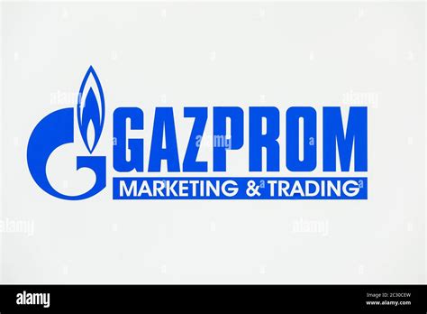 Gazprom logo hi-res stock photography and images - Alamy
