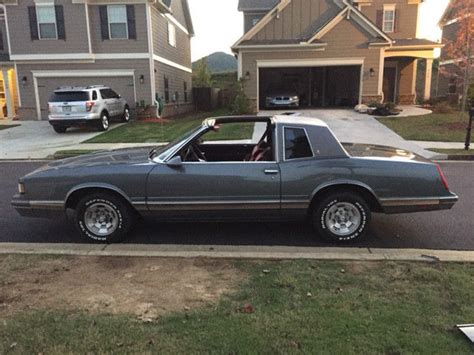 1987 Chevy Monte Carlo Luxury Sport Classic Chevrolet Monte Carlo