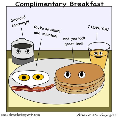 Complimentary Breakfast [OC] : r/wholesomememes