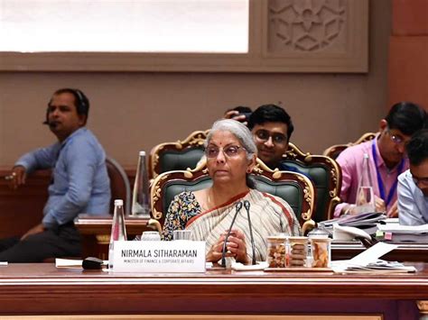 Fm Sitharaman Chairs Pre Budget Meeting With Finance Ministers Of