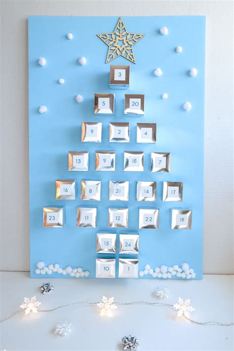 Diy de Noël Un calendrier de l Avent en forme de sapin Joli Bonheur