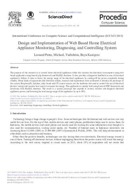 Pdf Design And Implementation Of Web Based Home Electrical Appliance