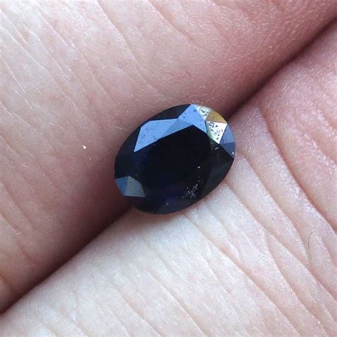 1 21cts Natural Australian Blue Sapphire Oval Cut