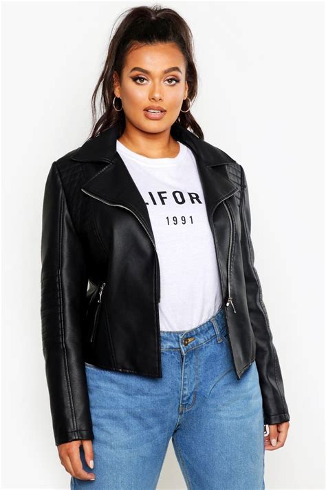 Womens Plus Size Leather Jackets