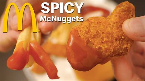 Mcdonalds New Spicy Chicken Mcnuggets For Mcdoubles And French