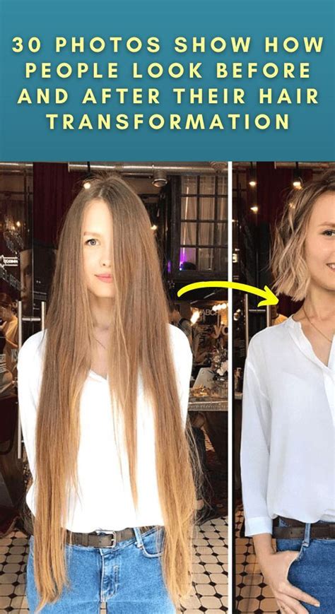 30 Photos Show How People Look Before And After Their Hair