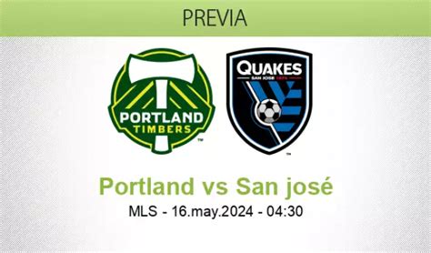 Pron Stico Portland Timbers San Jose Earthquakes