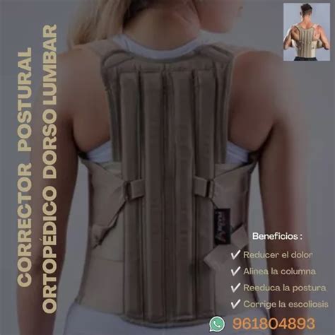 Corrector Postural Ortopédico Dorso Lumbar en venta en Lima Lima por