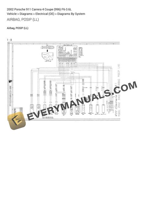 Porsche 911 Carrera 4 Coupe 996 2002 Wiring Diagrams F6 3 6l