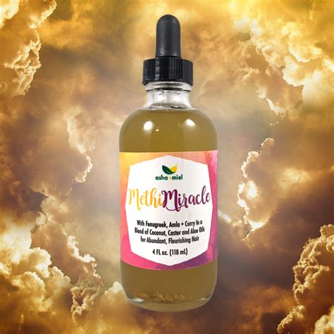 Methi Miracle Hair Oil Fenugreek Hair Oil Amla Oil Hair Growth