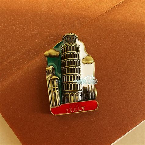 Italy Leaning Tower Of Pisa Tourist Travel Souvenir 3d Metal Fridge