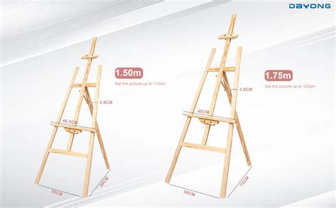 Dayong Easel Stand Art Easel Wood Painting Display Holder Stand Sturdy