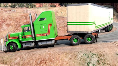 BeamNG Drive 0 31 T85 Long Haul Custom Truck Trailer In Utah YouTube