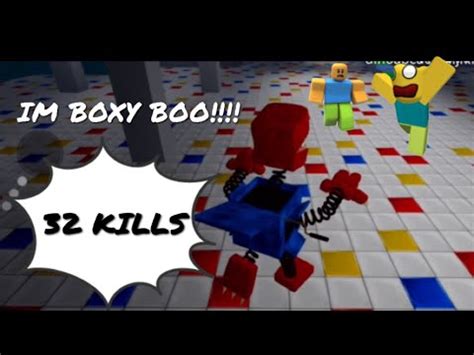 Boxy Boo KILLING SPREE 32 Kills ROBLOX Poppy Playtime Gameplay