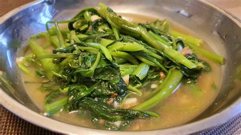 Stir Fry Kangkung Water Spinach Youtube