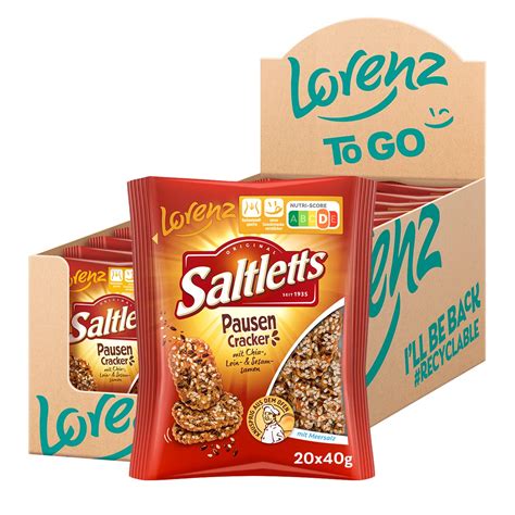 Lorenz Snack World Saltletts Pausencracker G Er Pack Amazon De