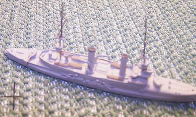 Vintage Wwi Imperial German Navy Armored Cruiser Prinz Heinrich