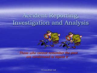 Ppt Accident Reporting Investigation And Analysis Powerpoint