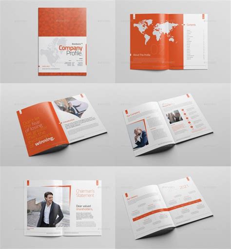 Modern Company Profile Template Microsoft Word Ksioks