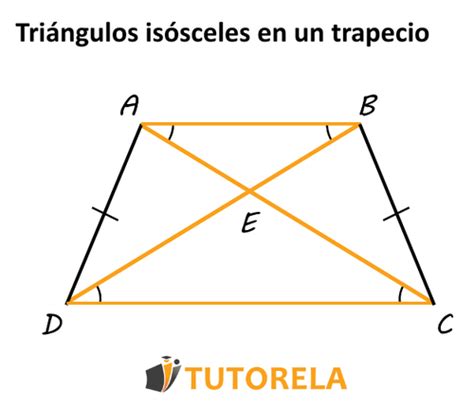 Diagonales De Un Trapecio Isósceles Ejemplos Ejercicios Y Soluciones