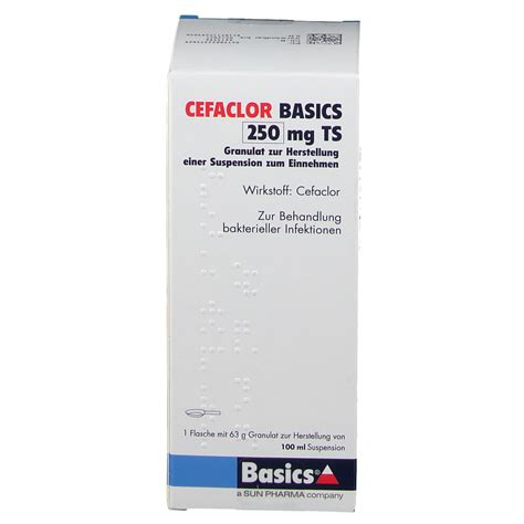 Cefaclor Basics Mg Ts Ml Mit Dem E Rezept Kaufen Shop Apotheke