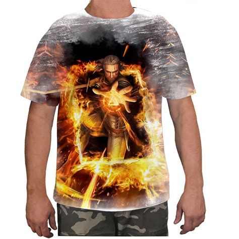 Camiseta Camisa Masculina Meninos The Witcher Serie Jogo Shopee Brasil