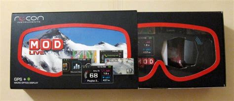 Маска для горнолыжного спорта со встраиваемым Recon MOD Live на Android ...