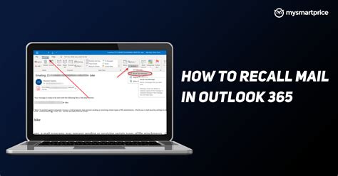 How To Recall Mail In Outlook Or Unsend An Email Message In Outlook 365
