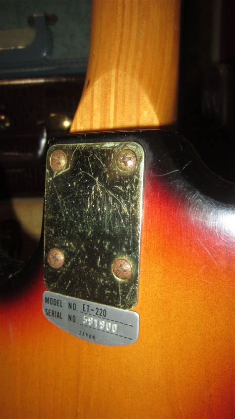 1966 Teisco Et 220 Electric Solidbody Sunburst Guitars Electric Solid