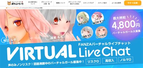 ポケットワークでバーチャルライブチャットを始めるメリットや報酬について 副業オンライン