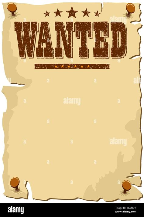 Wanted Poster Word Template