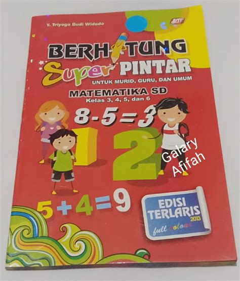 BUKU BERHITUNG SUPER PINTAR MATEMATIKA SD FULL COLOUR Lazada Indonesia