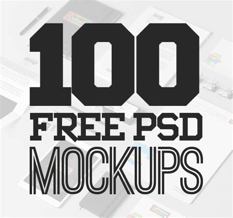 100 Best Free Psd Mockups Freebies Graphic Design Junction