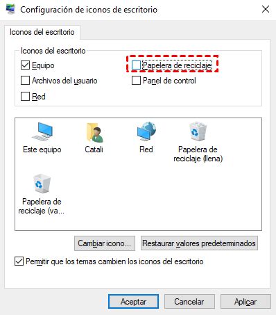 Tutorial C Mo Quitar La Papelera De Reciclaje Del Escritorio F Cilmente