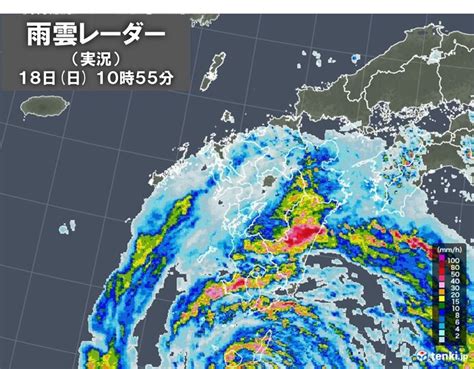 九州に台風14号の活発な雨雲 すでに200ミリ超 記録的な大雨のおそれ気象予報士 日直主任 2022年09月18日 日本気象協会 Tenkijp