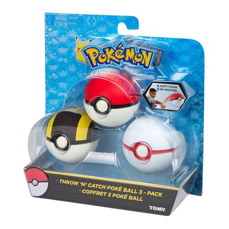 Pokemon Pokeball 3er Set Throw Allblue World Anime Figuren