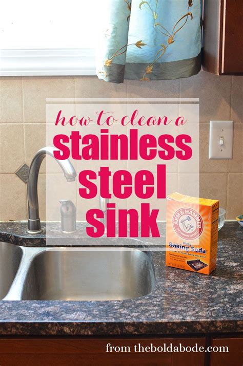 The ALL-NATURAL way to clean a Stainless Steel Sink. I love that I don ...