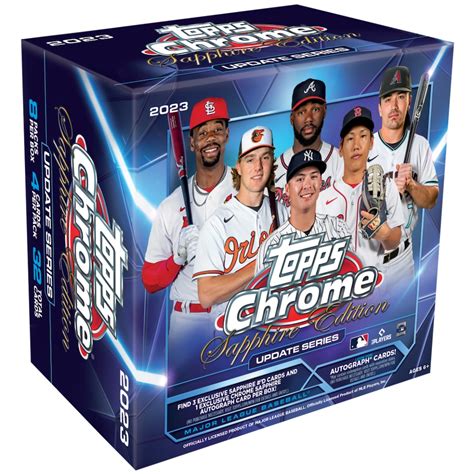 2023 Topps Chrome Update Sapphire Baseball Checklist Details