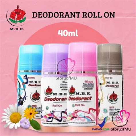 Jual M B K Deodorant Roll On Pria Dan Wanita 40ml Penghilang Bau