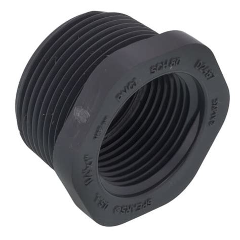 X Pvc Sch Flush Style Reducer Bushing