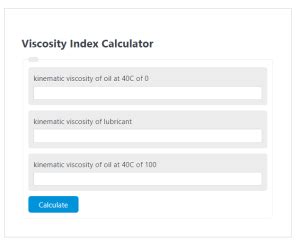 Viscosity Index Calculator Calculator Academy