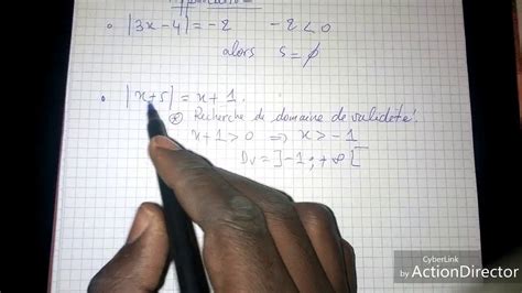 Quation Avec Valeur Absolue Seconde S Partie Youtube