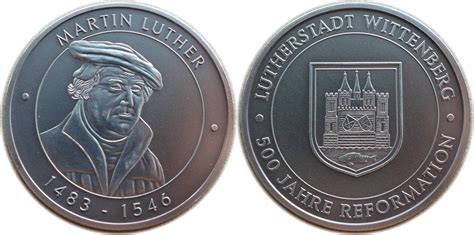 Deutschland Medaille Martin Luther 500 Jahre Reformation St MA Shops