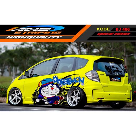 Jual Decal Sticker Mobil Jazz Brio Agya Calya Yaris Variasi