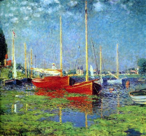 Lart Magique Claude Monet Argenteuil 1875