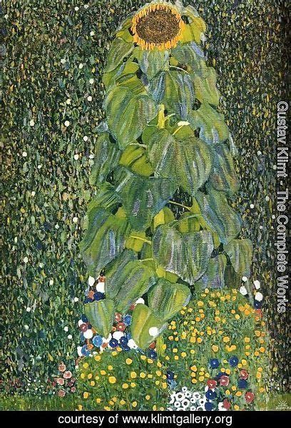 Gustav Klimt The Sunflower Sunflower Painting Gustav Klimt Klimt