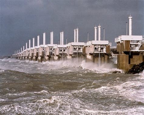 The Netherland’s Impressive Storm Surge Barriers | Amusing Planet