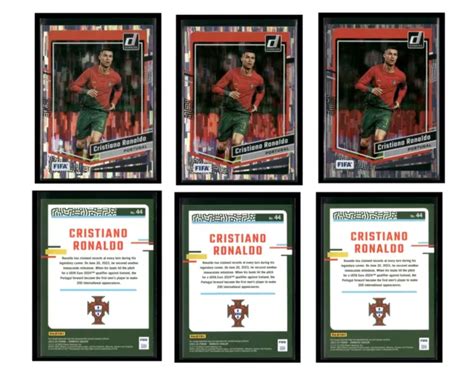 Panini Donruss Soccer Cristiano Ronaldo Portugal Cards